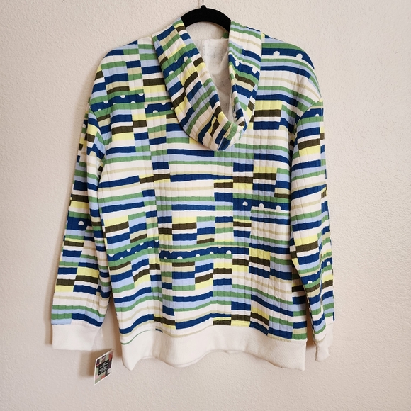 Gee's Bend Quilters Quilted Graphic Hoodie NWT - Picture 7 of 12